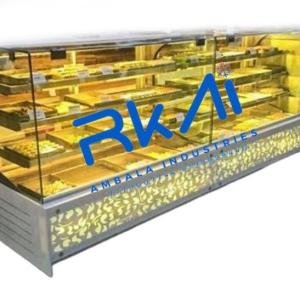 Stainless Steel Sweets Display Counter